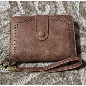 Leather Credit Card Holder Wallet for Women RFID Blocking Large Capacity